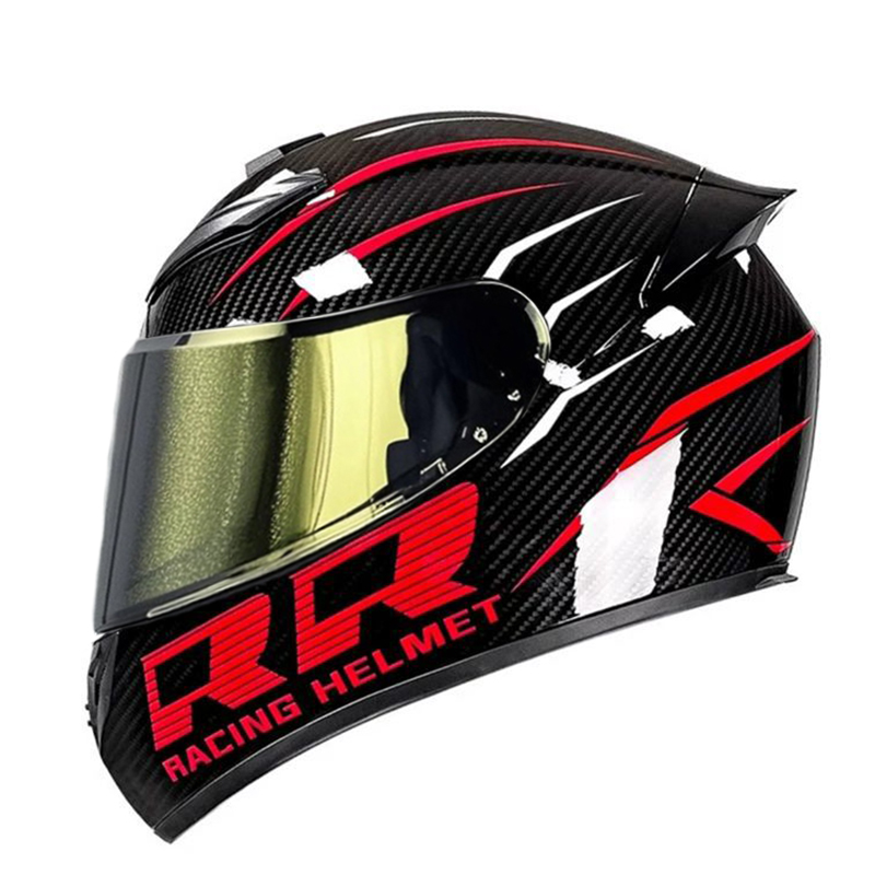 Full Face Motorcycle Helmet With Bluetooth - Casco de Motocicleta Unisex DOT, Casco