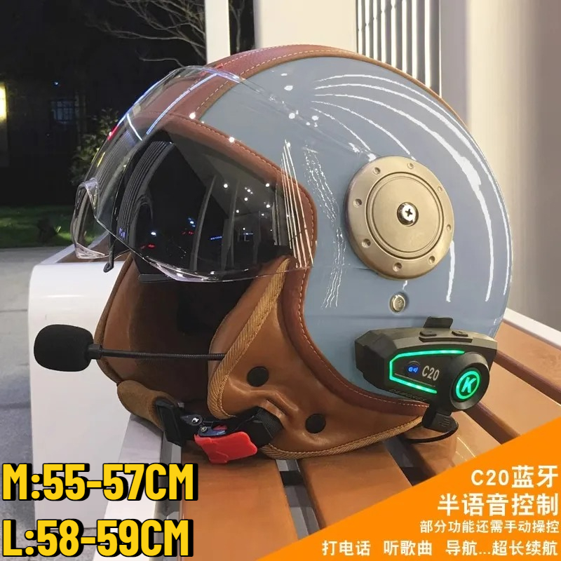 Full Face Motorcycle Helmet With Bluetooth - Casco Inteligente con Bluetooth para Motocicleta