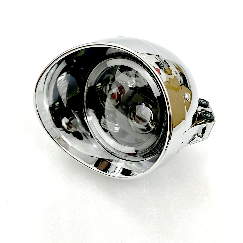 Faro LED Universal Retro de 12 - Universal Motorcycle Led Headlight Projector reseña y precio