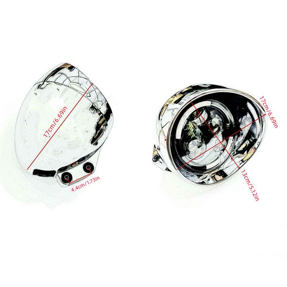 Faro LED Universal Retro de 12 - Universal Motorcycle Led Headlight Projector reseña y precio