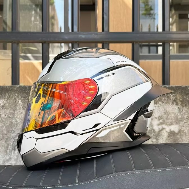 Casco de Motocicleta ORZ con B - Full Face Motorcycle Helmet With Bluetooth reseña y precio