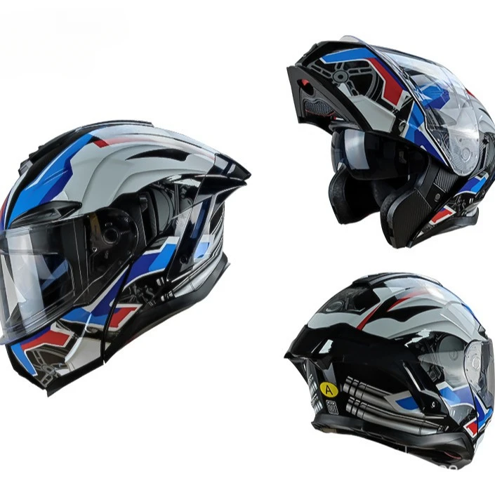 Casco de motocicleta abatible  - Full Face Motorcycle Helmet With Bluetooth reseña y precio