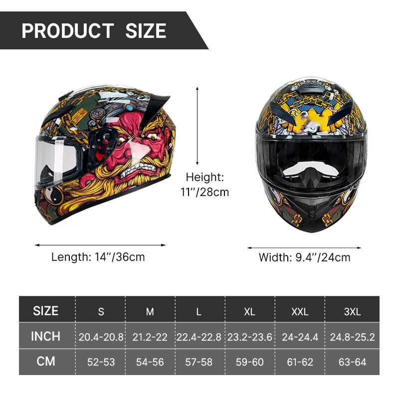 Casco de motocicleta de cara c - Full Face Motorcycle Helmet With Bluetooth reseña y precio