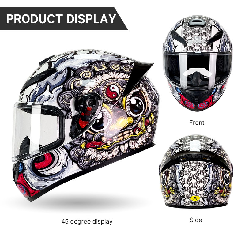 Casco de motocicleta de cara c - Full Face Motorcycle Helmet With Bluetooth reseña y precio