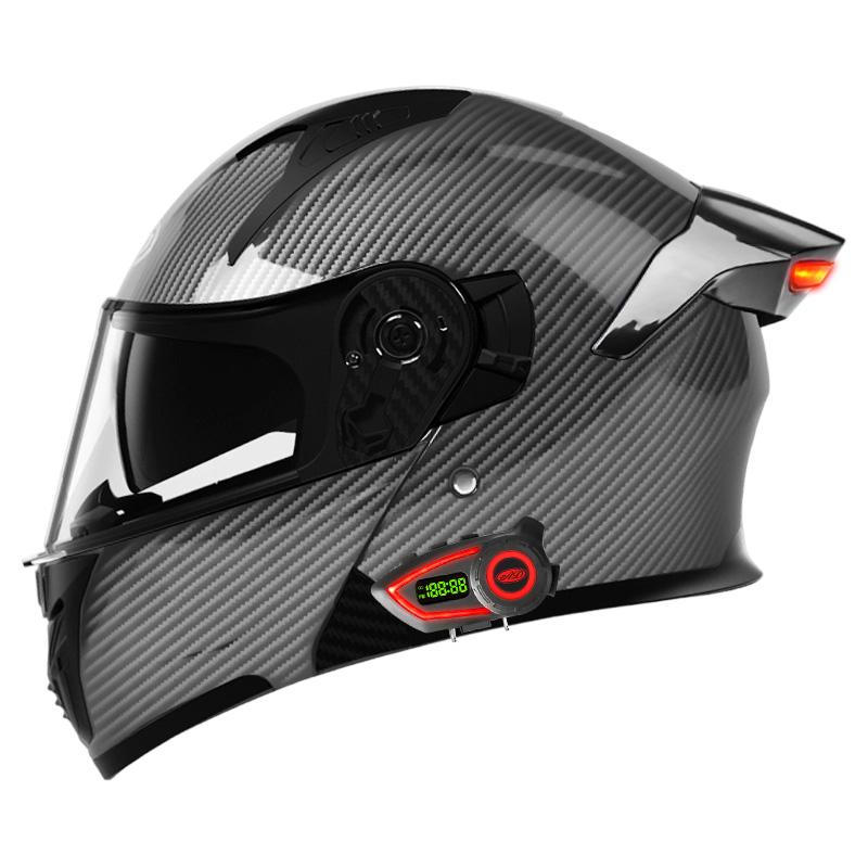 Cascos de Motocicleta de Mater - Full Face Motorcycle Helmet With Bluetooth reseña y precio